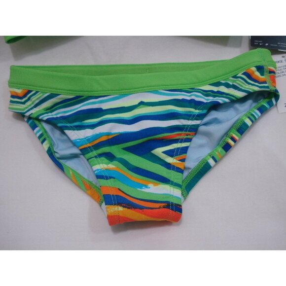 Nike Rio Geo Convertible Halter Two Piece Girls Size 24/GRL8 New - Picture 10 of 12